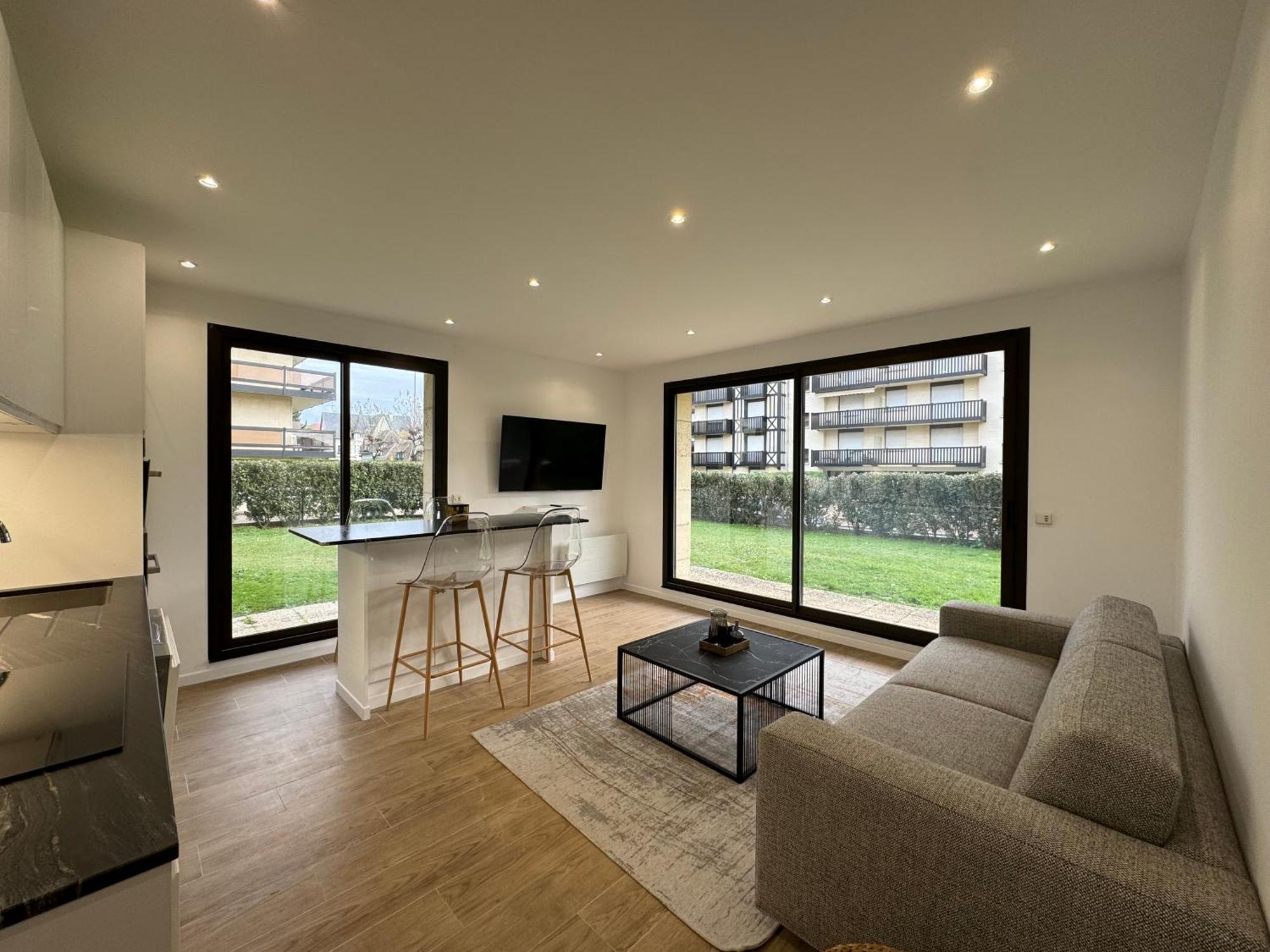 Deauville Riviera - Jardin Face A La Plage, Proximite & Luxe Inegale Bagian luar foto